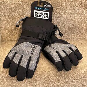 NWT Black SUMMITLOFT by TOUGH OUTDOORS Snow Ski Winter Gloves Men M Women L